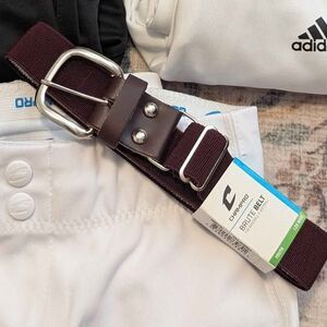 Maroon Softball or Baseball Belt Champro Youth